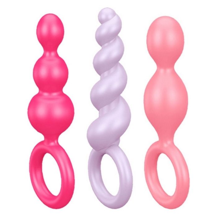 Set Erótico Plug Anal Satisfyer Booty Call Multicolor