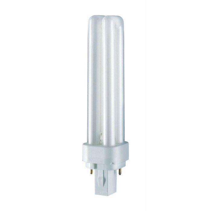 Bombilla bajo consumo osram 26w 2 pins g24d-3 4000k luz dia 16,9cm