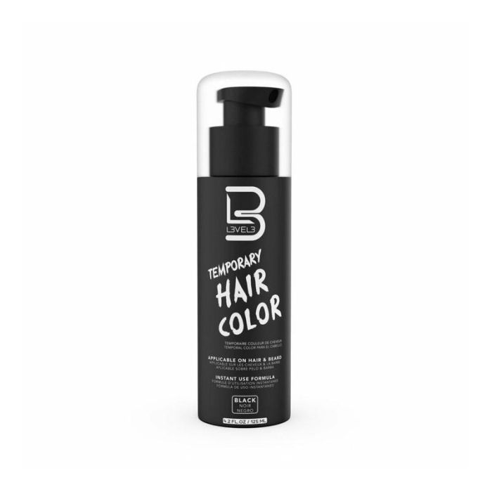 Color Negro Temporal Cabello L3 V3 L 3 125 mL L3Vel3