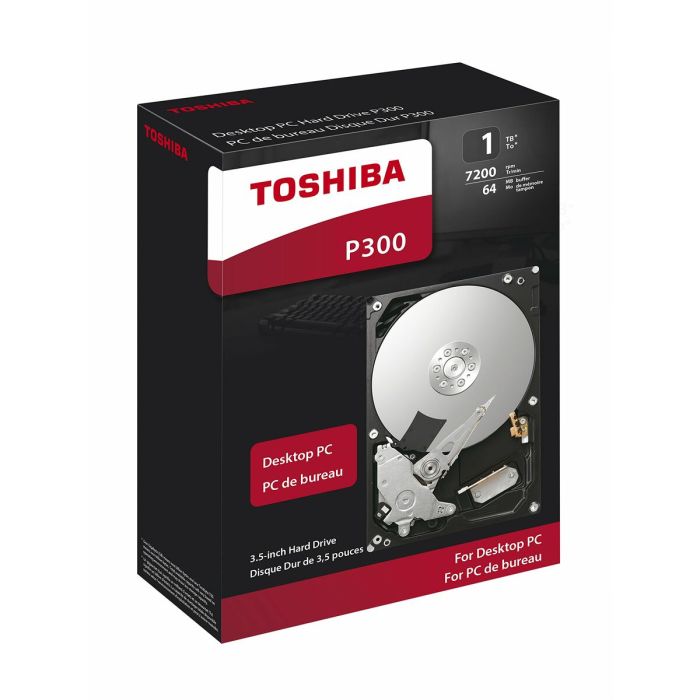 Disco Duro Toshiba P300 1TB 3,5" 7200 rpm 1 TB 1 TB HDD 1 TB SSD 1