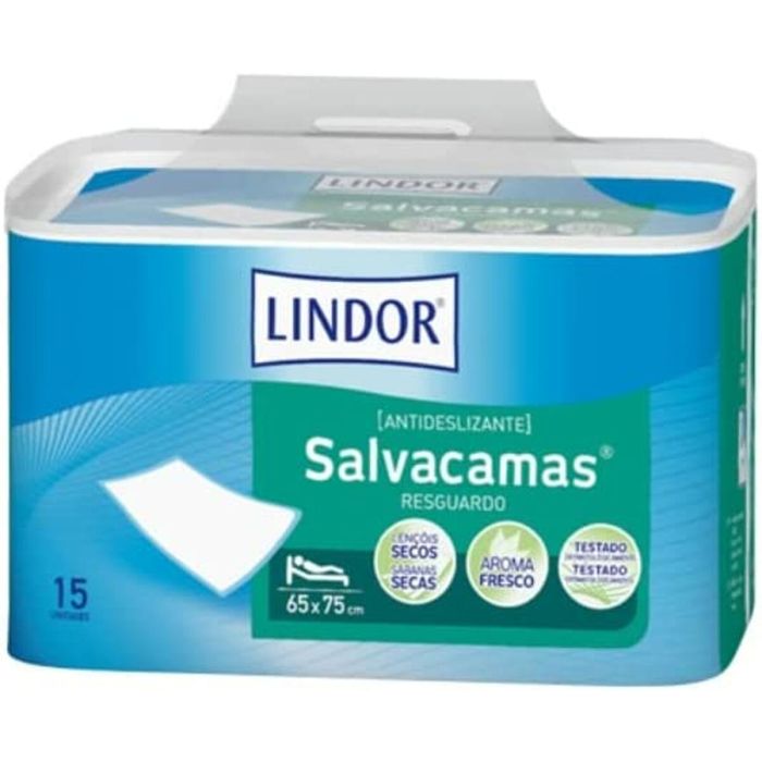 Protector para Incontinencia Lindor 60 x 75 cm 15 Unidades 0 Protector para Incontinencia Lindor 60 x 75 cm 15 Unidades 0