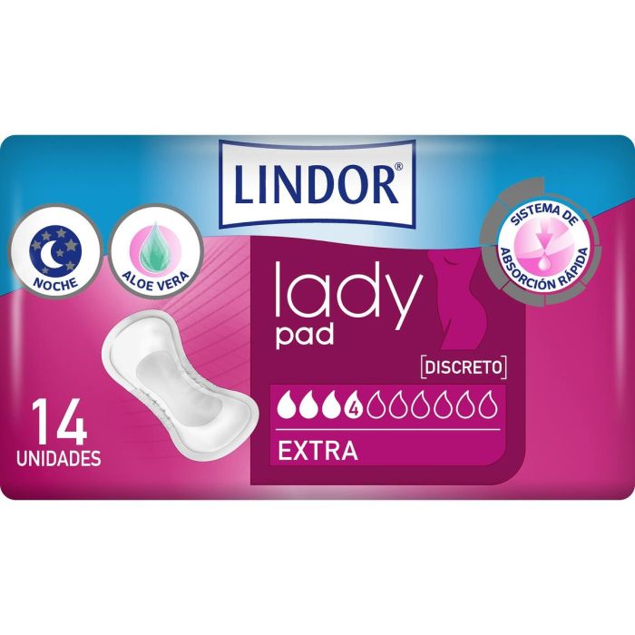 Lindor Lady Pad Extra 4 Drops Lindor Lady Pad Extra 4 Drops