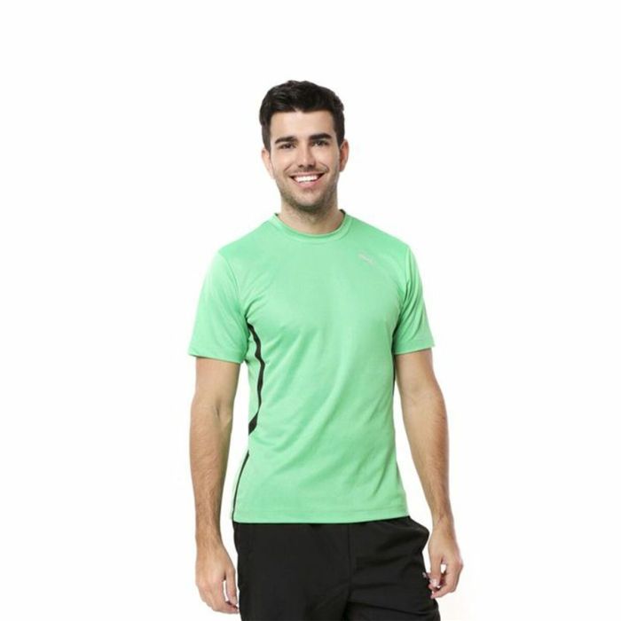 Camiseta Deportiva de Manga Corta Puma Running Verde 3