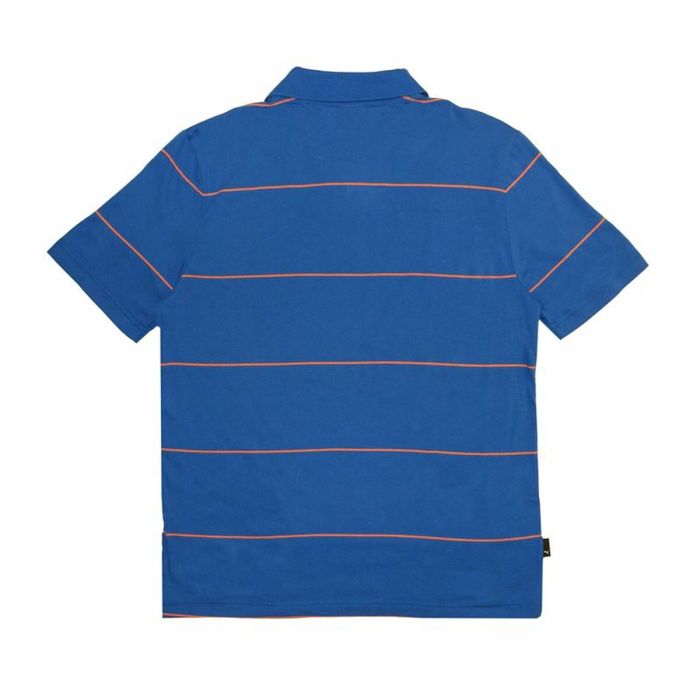 Polo de Manga Corta Hombre Puma Jacquard Azul 2