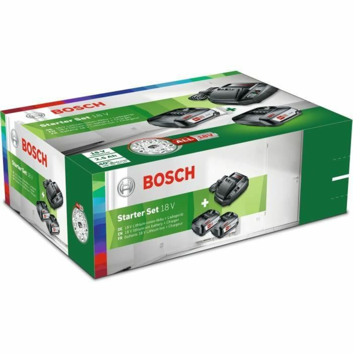 Set de cargador y baterías recargables BOSCH 1600A011LD 2,5 Ah Litio Ion 18 V 3