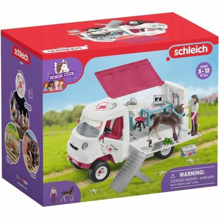 Animales Schleich Mobile Vet with Hanoverian Foal 2