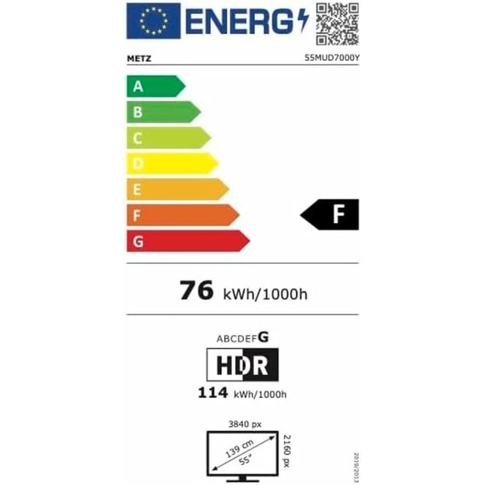 Smart TV Metz 55MUD7000Y Full HD 55" LED 1