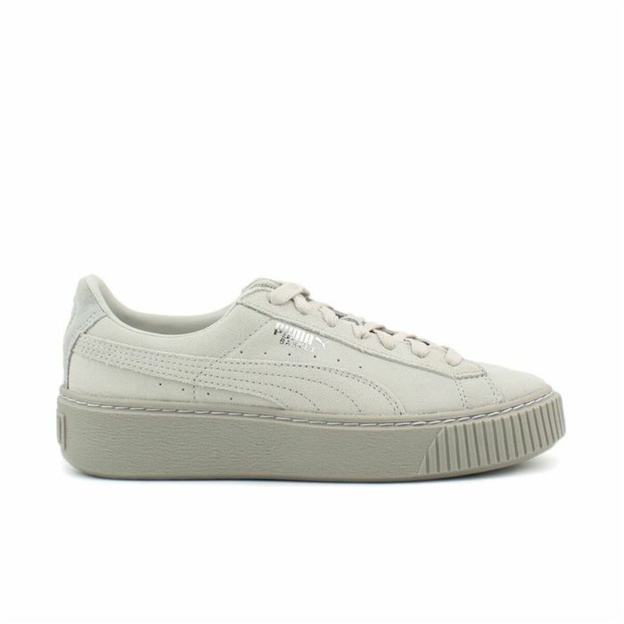 Zapatillas Deportivas Mujer Puma Basket Platform Reset Blanco 5