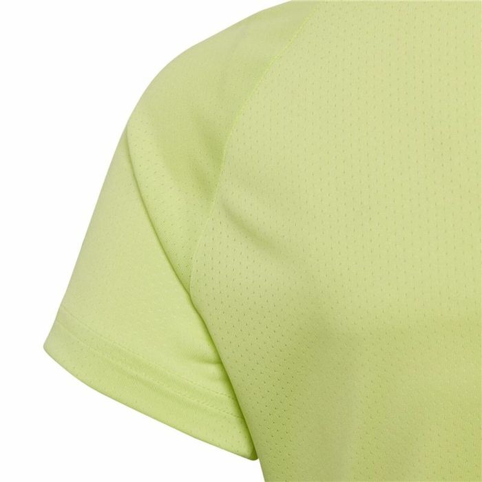 Camiseta de Manga Corta Infantil Adidas Training Cool tee Verde limón 2
