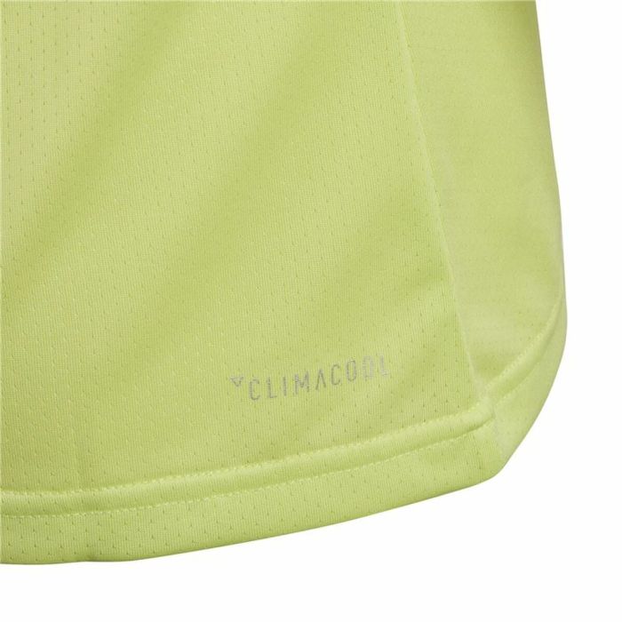 Camiseta de Manga Corta Infantil Adidas Training Cool tee Verde limón 1