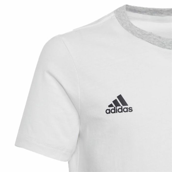 Camiseta de Fútbol de Manga Corta para Niños Adidas Manchester United Blanco 1