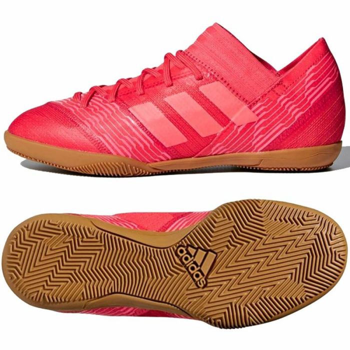 Zapatillas de Fútbol Sala para Niños Adidas Nemeziz Tango 17.3 Rojo Rojo Carmesí 1
