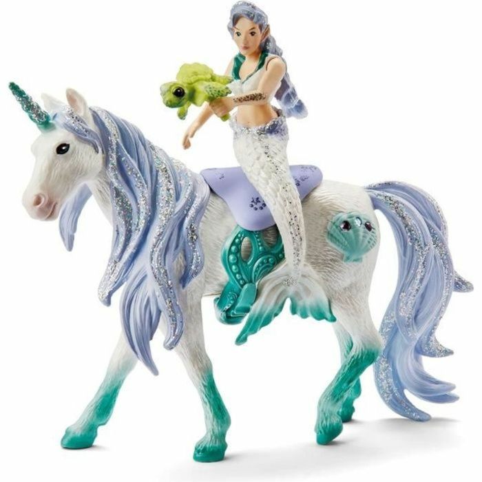 Figura Schleich 42509 Mermaid on sea unicorn Plástico