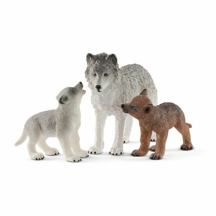 Set de Animales Salvajes Schleich Plástico Lobo