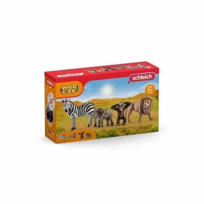 Set de Figuras de Animales Schleich 42387 Wild Life: Safari 4 Piezas Plástico 1