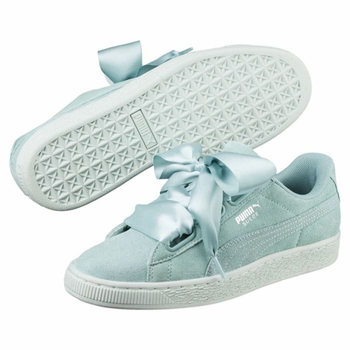 Zapatillas Deportivas Mujer Puma Heart Pebble Aguamarina 5 Zapatillas Deportivas Mujer Puma Heart Pebble Aguamarina 5