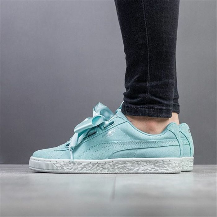 Zapatillas Deportivas Mujer Puma Heart Pebble Aguamarina 1 Zapatillas Deportivas Mujer Puma Heart Pebble Aguamarina 1