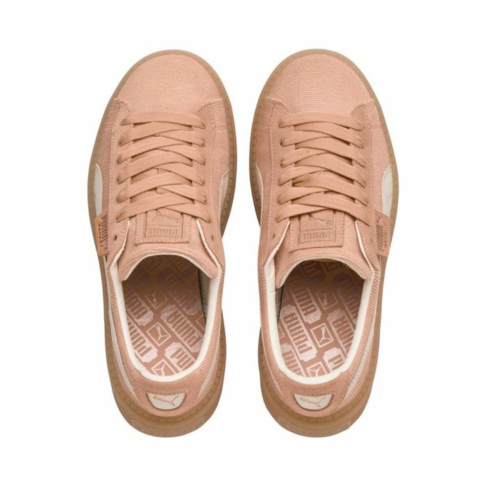 Zapatillas Casual de Mujer Puma Platform Trace Corduroy Naranja 5