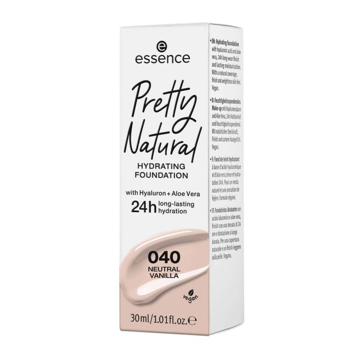 Base de Maquillaje Fluida Essence Pretty Natural 040-neutral vanilla 30 ml 7 Base de Maquillaje Fluida Essence Pretty Natural 040-neutral vanilla 30 ml 7