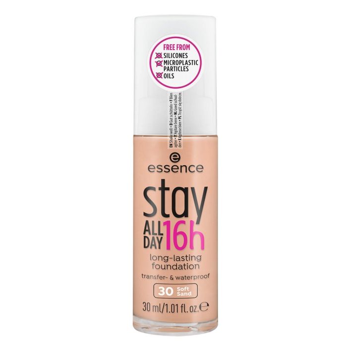 Base de Maquillaje Cremosa Essence Stay All Day 16H 30-soft sand (30 ml) 1
