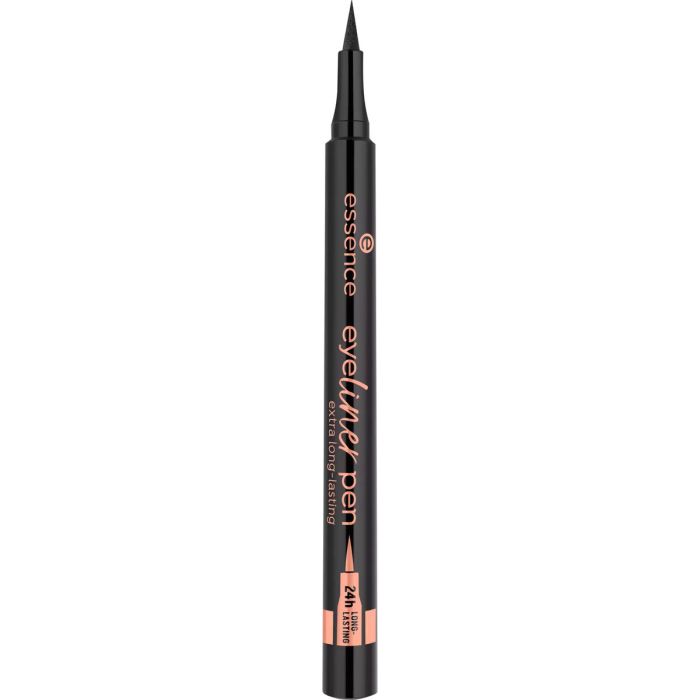 Essence Eyeliner Pen extra long-lasting Delineador de Ojos Líquido Punta Ultrafina Negro Intenso 24h Vegano 1,10 ml