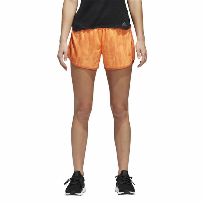 Pantalones Cortos Deportivos para Mujer Adidas M10 3" Naranja 5