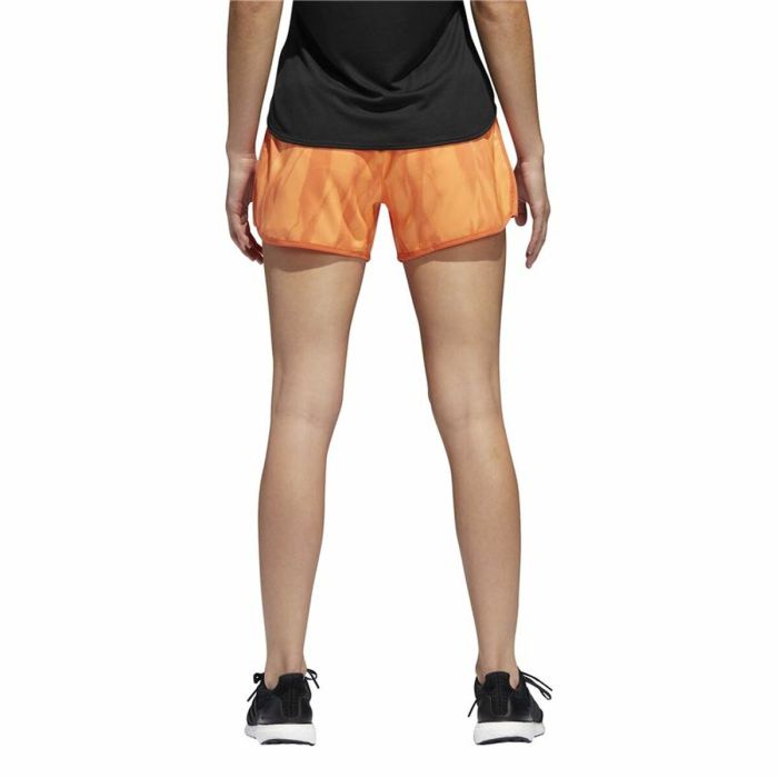 Pantalones Cortos Deportivos para Mujer Adidas M10 3" Naranja 4