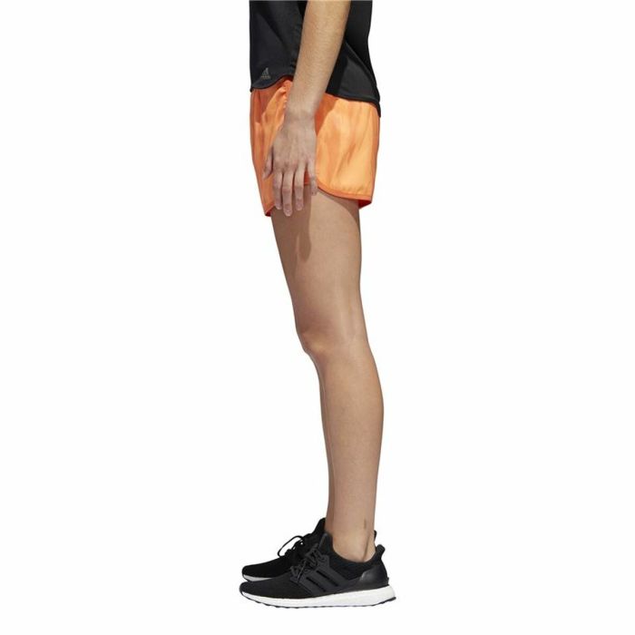 Pantalones Cortos Deportivos para Mujer Adidas M10 3" Naranja 3