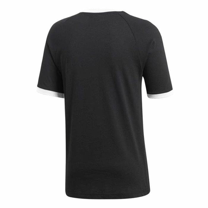 Camiseta de Manga Corta Hombre Adidas 3 stripes Negro 8