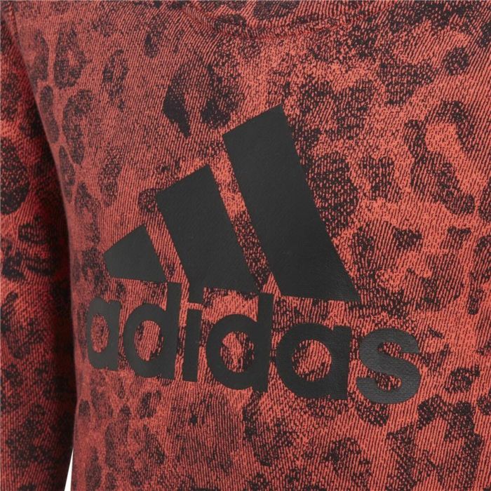 Sudadera sin Capucha Niña Adidas YG Crew Rojo 3