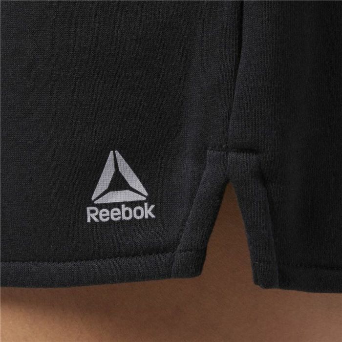 Pantalones Cortos Deportivos para Mujer Reebok Elements Simple Negro 3