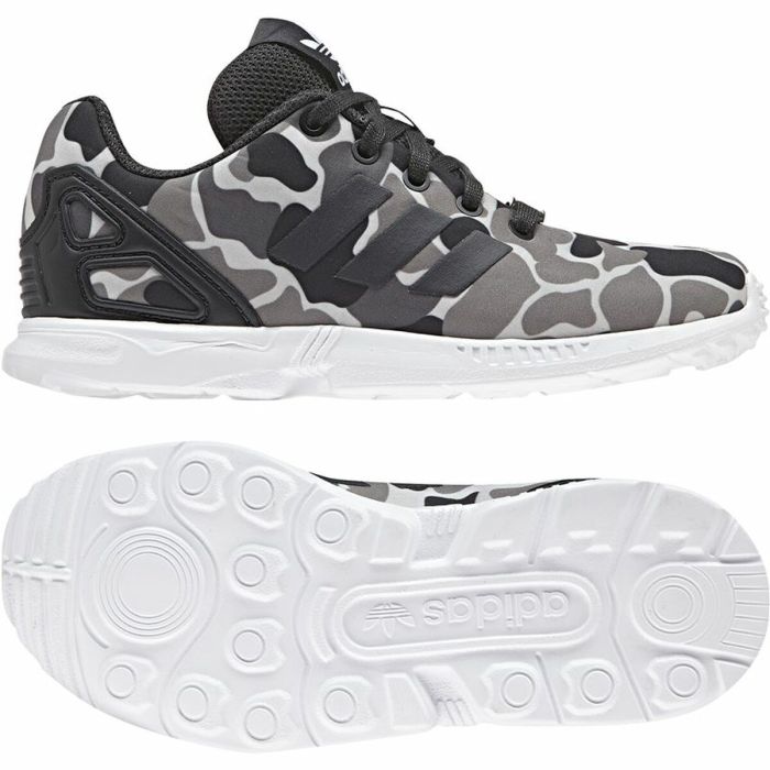 Zapatillas Casual Niño Adidas Zx Flux Negro 5