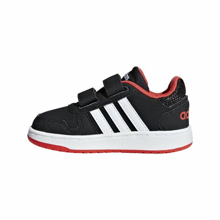 Zapatillas Deportivas Infantiles Adidas Hoops 2.0 Negro 7