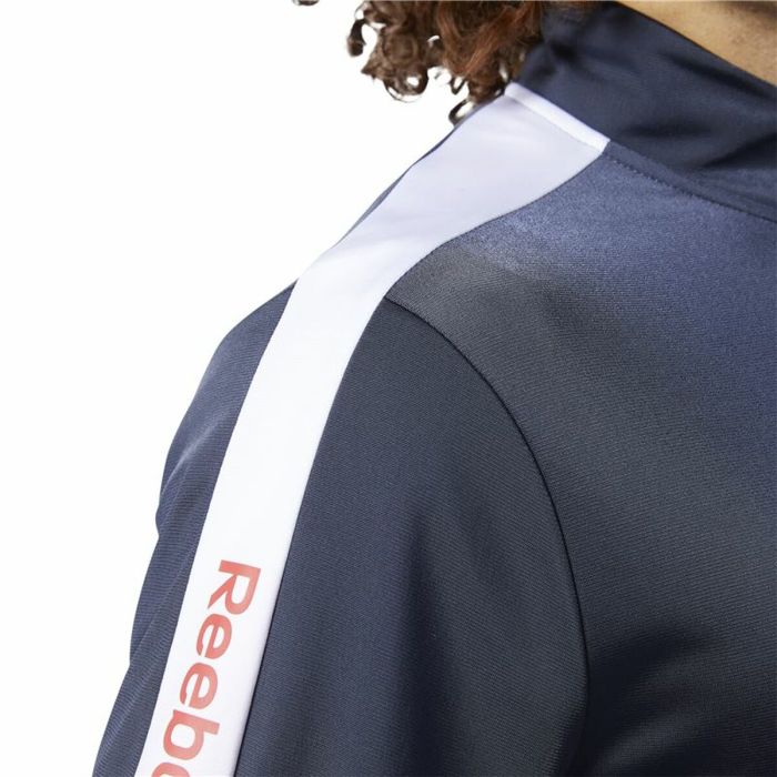 Chaqueta Deportiva para Hombre Reebok Essentials Linear Logo Azul oscuro 3