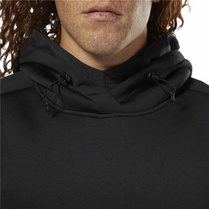 Sudadera con Capucha Hombre Reebok Supply Tech Negro 3