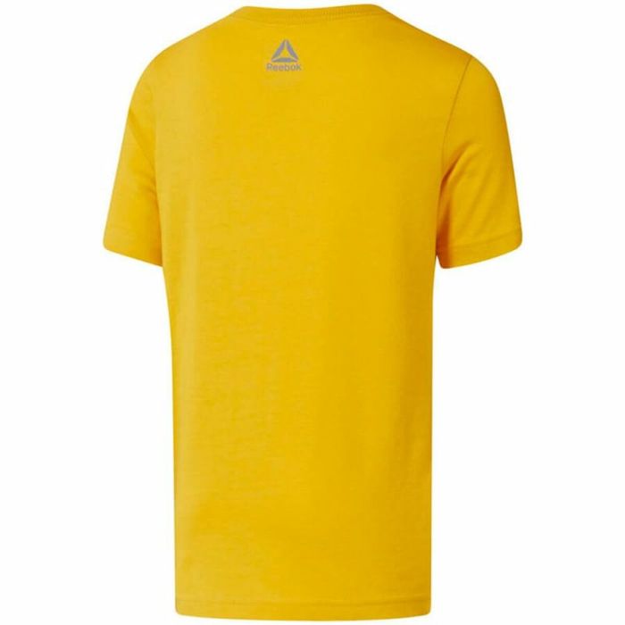 Camiseta de Manga Corta Niño Reebok Elemental Amarillo 1