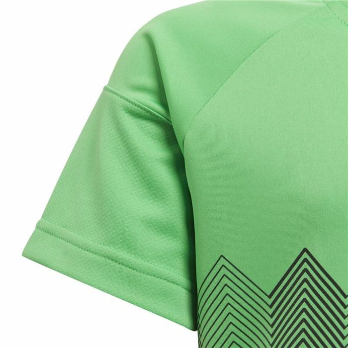 Camiseta de Fútbol de Manga Corta para Niños Adidas Verde Claro 1