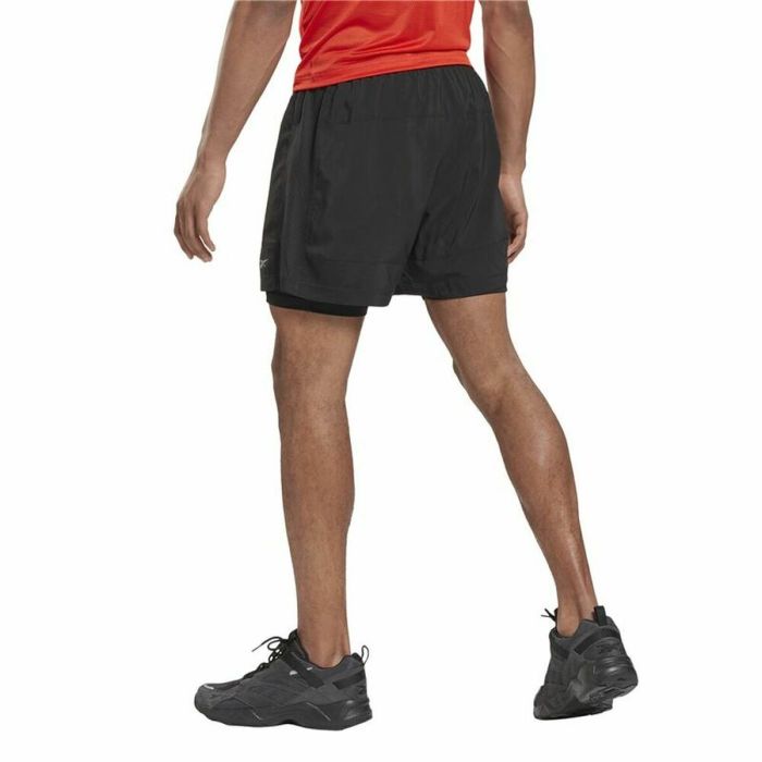 Pantalones Cortos Deportivos para Hombre Reebok Running Essentials Negro 2