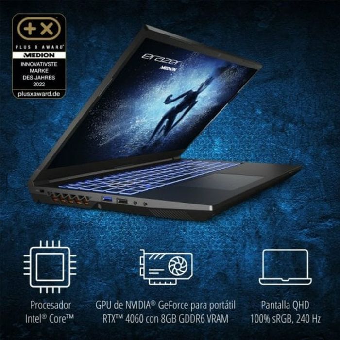Notebook Medion Erazer Deputy P50 Intel Core i7-13700HX 15,6" 16 GB 5