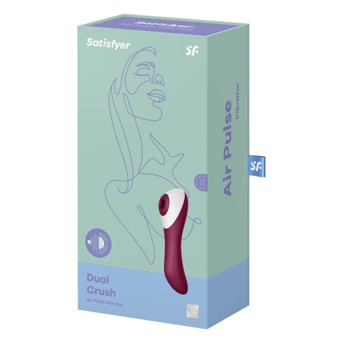 Succionador de Clítoris Satisfyer Dual Crush Rojo 1