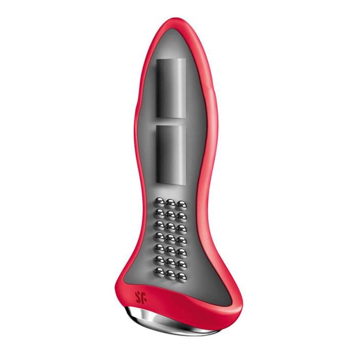 Vibrador Anal Negro Satisfyer Rojo