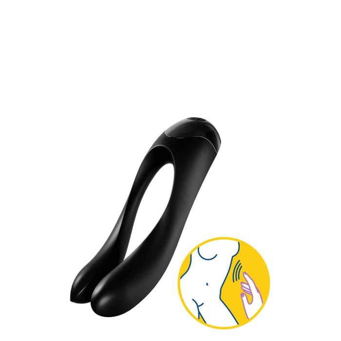 Vibrador para Parejas Satisfyer Candy Cane Negro 3