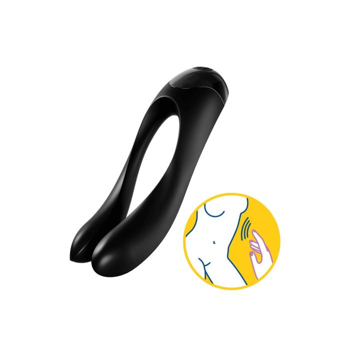 Vibrador para Parejas Satisfyer Candy Cane Negro 2