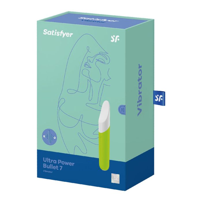 Bala Vibradora Ultra Power Satisfyer 7 Verde 4