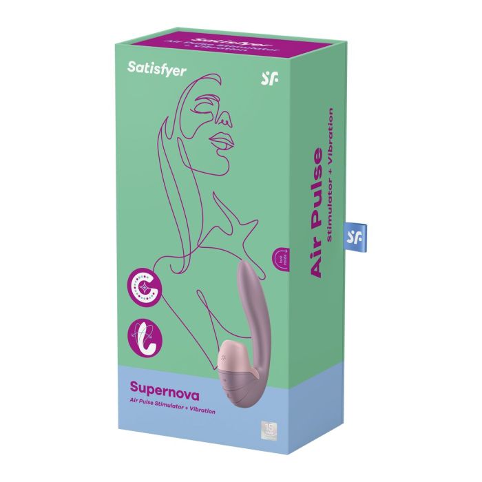 Satisfyer Supernova air pulse stimulator old rose