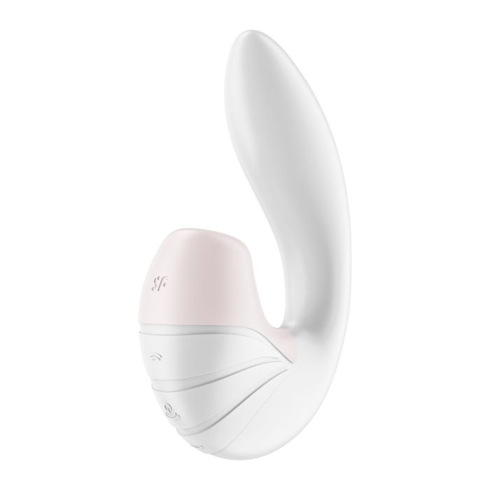 Vibrador Doble Estimulación Satisfyer Supernova Blanco 1