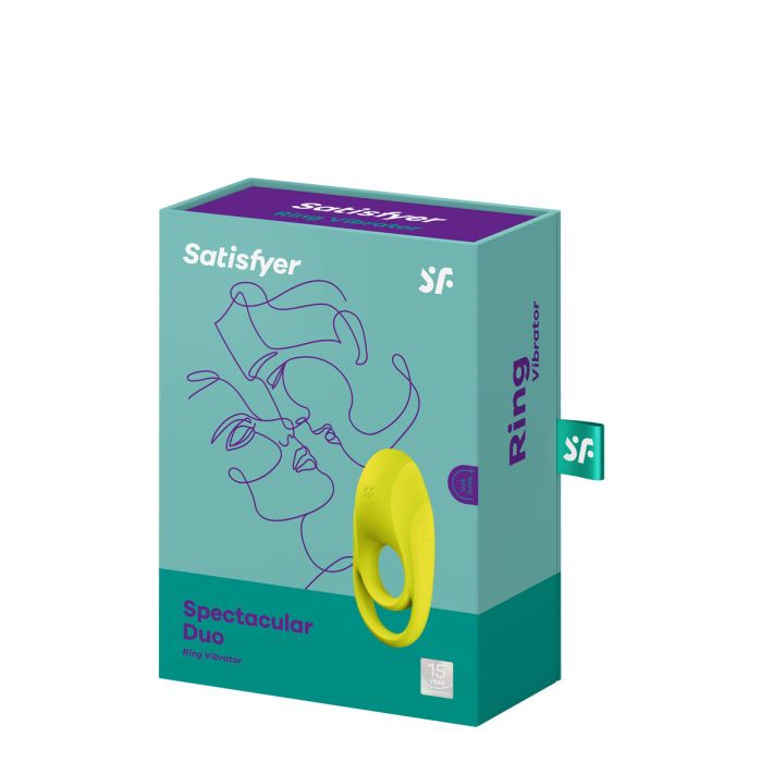 Anillo para el Pene Satisfyer Duo Amarillo 2