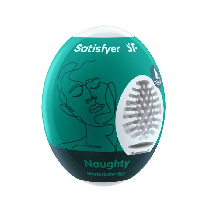 Huevo Masturbador Satisfyer Naughty Verde