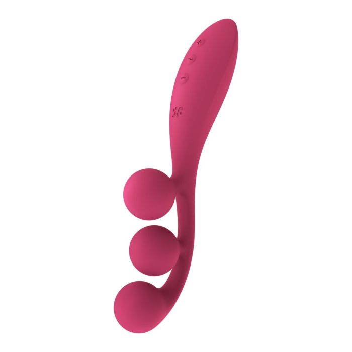 Satisfyer Tri ball 2 multi-vibrador rojo