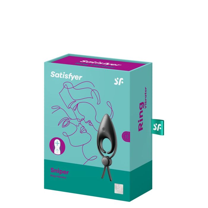 Anillo para el Pene Satisfyer Sniper Negro 3